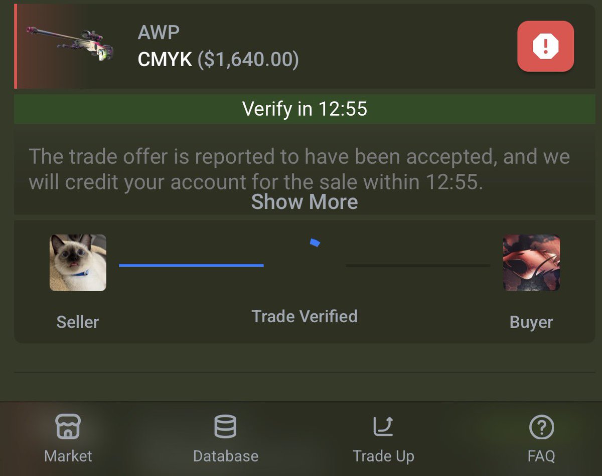 9 FUCKING DAYS to get my balance of float. Tanks <a href="/csfloatcom/">CSFloat</a> I guess