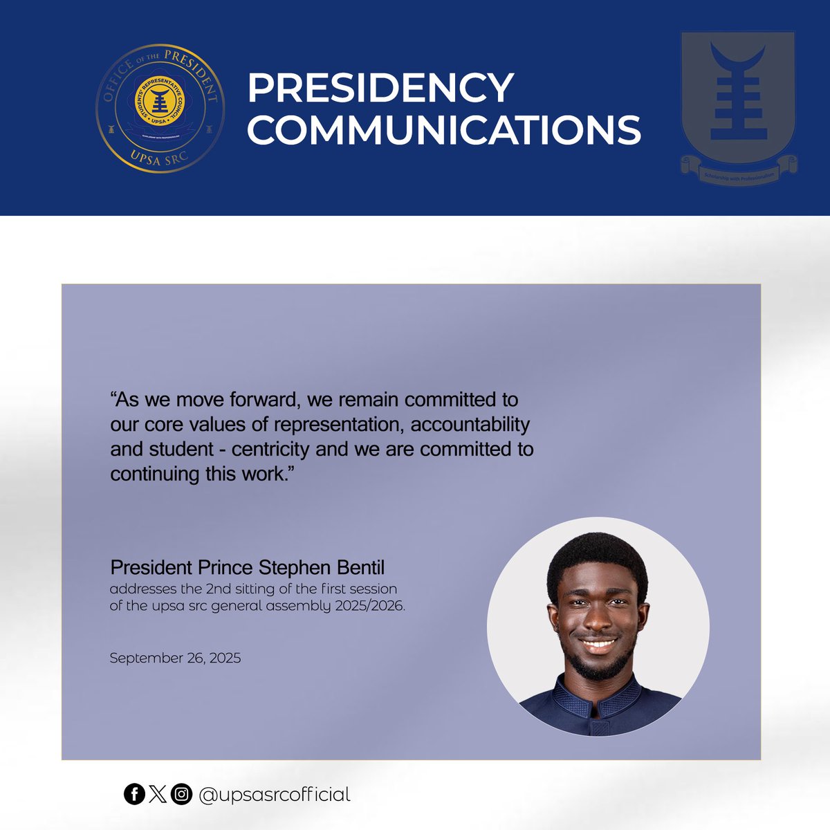 upsasrcofficial's tweet image. #Committed #corevalues