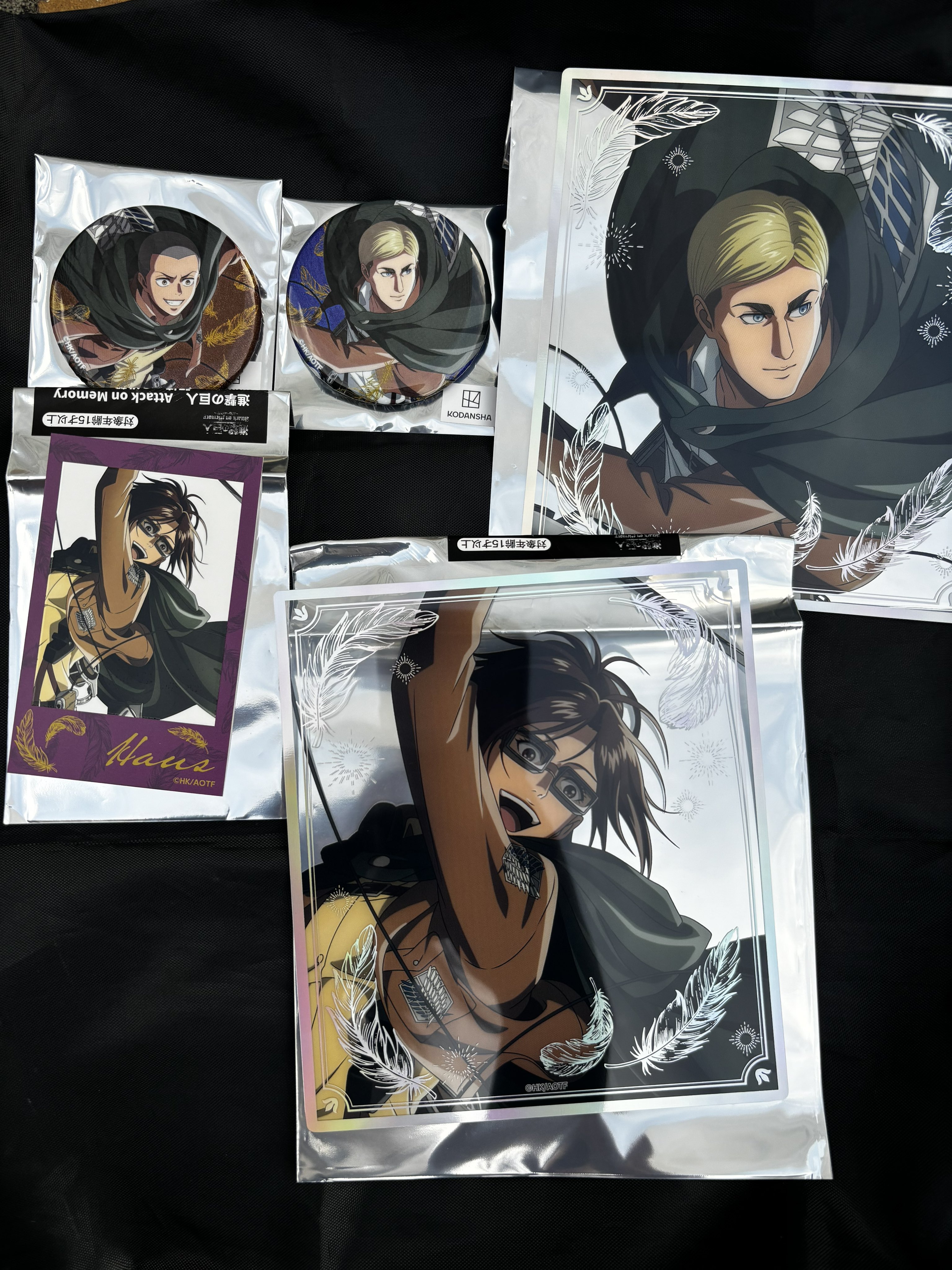 進撃の巨人　記憶への進撃　缶バッジ　エルヴィン 進撃の巨人 Attack on Memory 記憶への進撃 エルヴィン 缶バッジ