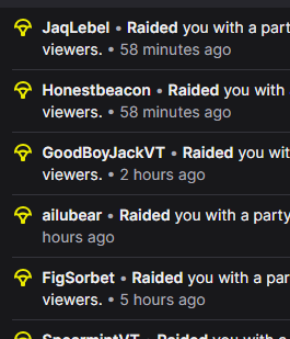 ANOTHER ISLAND DOWN!!!
1 more to go!

This nuzlocke has been SO hard, and chat has been such supportive sweethearts!

THANK YOU to all these beautiful and lovely raiders, they're all such silly beans please check them out!!

Gonna eep! AND SEE YOU TOMORROW!!!