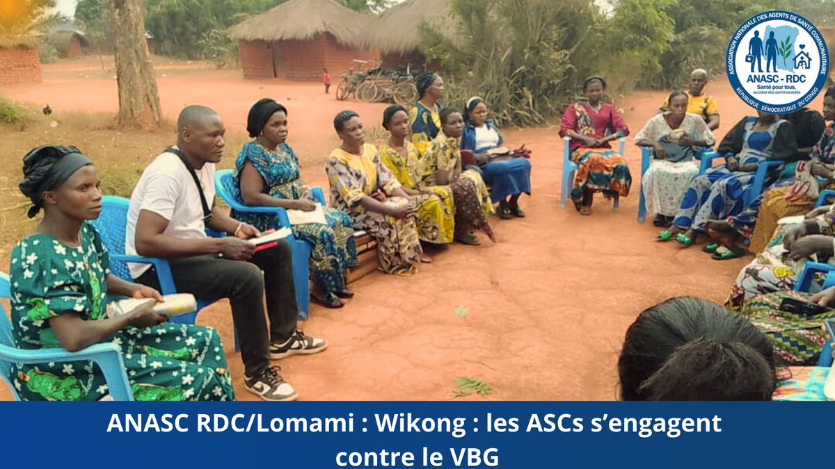 AnascRdc51946's tweet photo. 🌍 #Wikong | Province de #Lomami
Nos ASCs ont sensibilisé la communauté de Kayind sur les Violences Basées sur le Genre (VBG).
Objectif : informer, prévenir et promouvoir l’égalité & le respect des droits.
#StopVBG #ÉgalitéDesSexes #SantéCommunautaire https://t.co/OHncLEKbqG