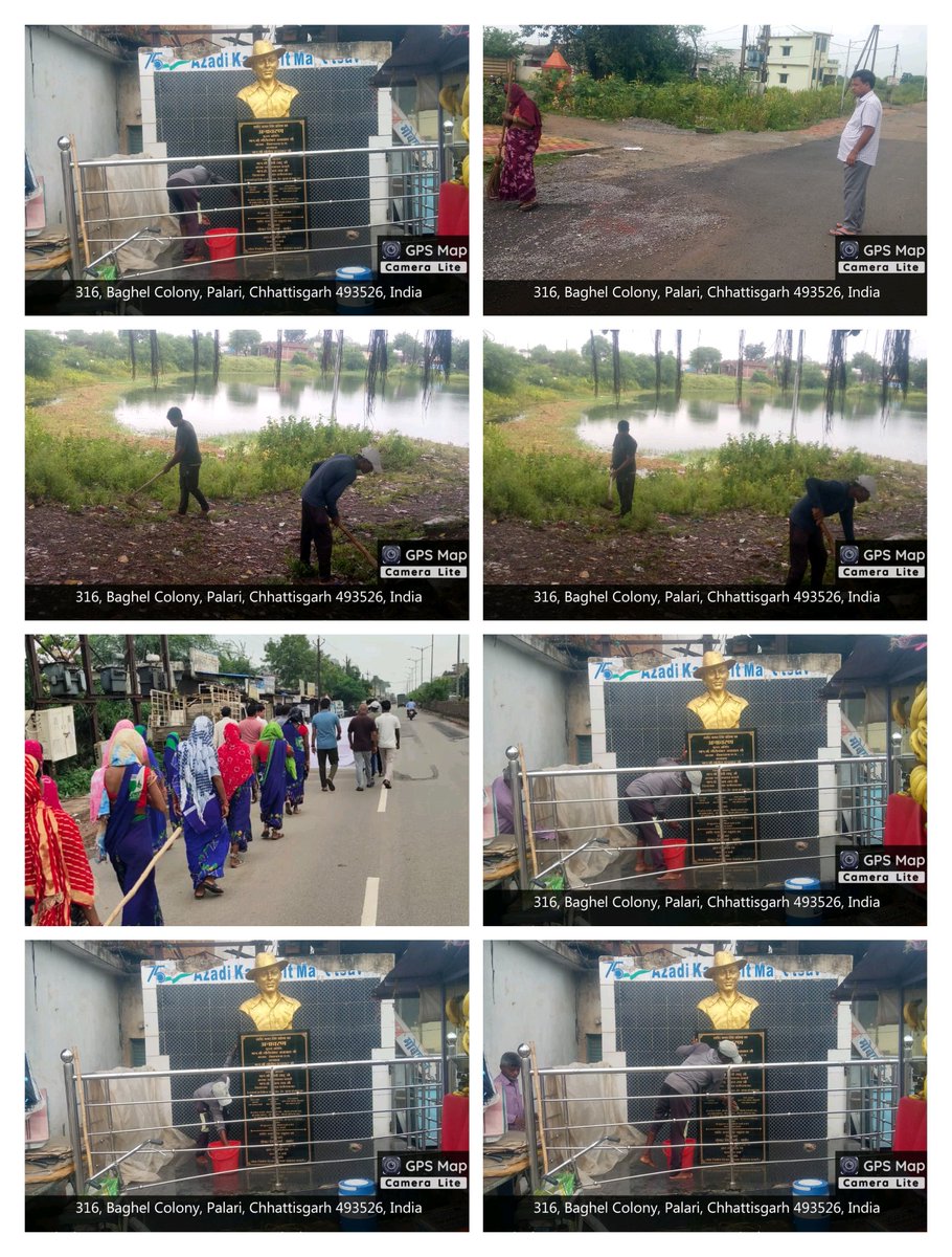 nppalari's tweet photo. स्वच्छता ही सेवा अभियान के अंतर्गत आज नगर पंचायत पलारी में स्वच्छता अभियान चलाया गया। वार्ड 14 भगत सिंह चौक में साफ सफाई की गई https://t.co/0aVkozPJZE