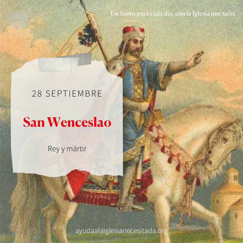 #FelizDomingo Recordamos a San Wenceslao, mártir misericordioso para con los pobres. Fue fue asesinado por sicarios en la iglesia de Bohemia. San Wenceslao, intercede por la Iglesia pobre y perseguida en el mundo.