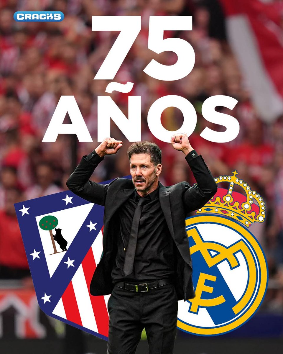 ATM 5-2 RMA (FT)

‼️🔴⚪️ H I S T O R I C ⚪️🔴‼️

El Atlético de Madrid marca 5 goles a su rival de derbi por primera vez en 75 años. 🔥

#atleticomadrid #realmadri̇d