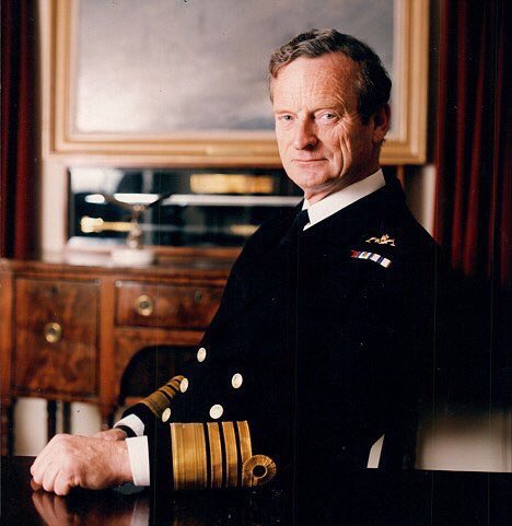 OnthisdayRN's tweet image. #OnThisDay 1982 Rear Admiral John ‘Sandy’ Woodward is appointed as Falklands Task Force Commander. He transferred his flag from HMS GLAMORGAN to HMS HERMES North of Ascension Island. His account of the war ‘One Hundred Days’ is an excellent account of the campaign.