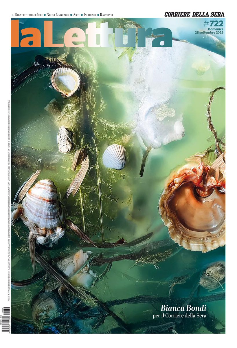 In fondo al mar…

Il nuovo numero de <a href="/La_Lettura/">la_lettura</a> è ogg nell’App e in edicola con il <a href="/Corriere/">Corriere della Sera</a> 
Con #ildefonsofalcones #thewitcher  #milano #galileogalilei #emanueletrevi #francescozizola #infondoalmar 

. La copertina è firmata da #biancabondi