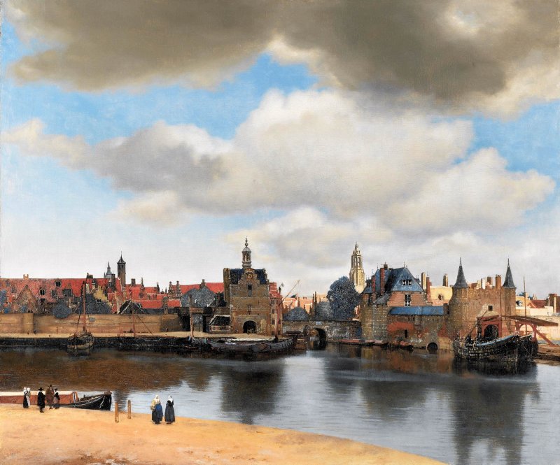 Johannes Vermeer, View of Delft