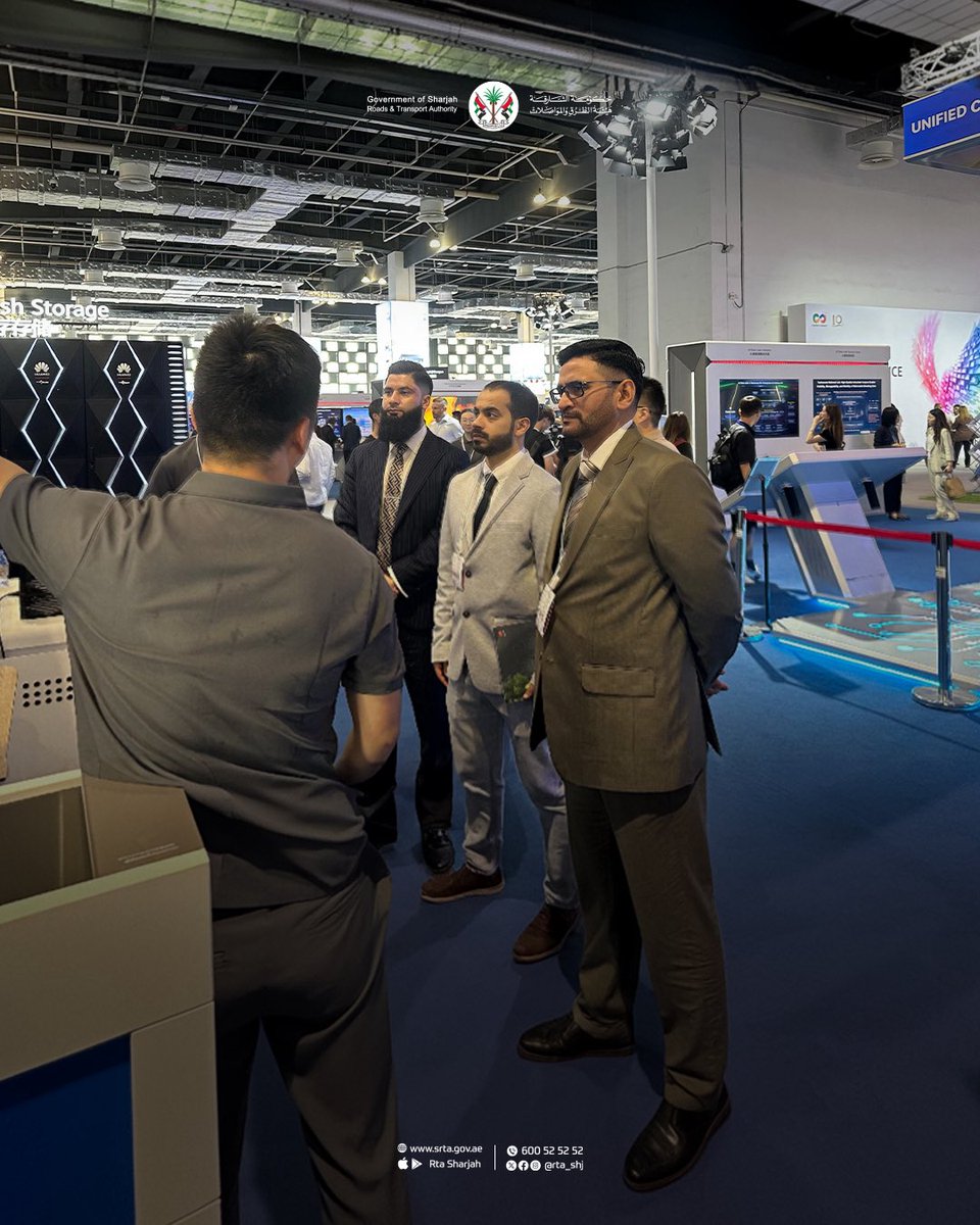 زار وفد من هيئة الطرق والمواصلات بالشارقة جناح شركة هواوي ضمن مشاركته في مؤتمر Huawei Connect 2025 الذي عُقد في مدينة شنغهاي تحت شعار “All Intelligence”، حيث استعرضت الشركة أحدث ما توصلت إليه من حلول رقمية وتقنيات الذكاء الاصطناعي في قطاع النقل.

وخلال الزيارة، التقى الوفد بنائب