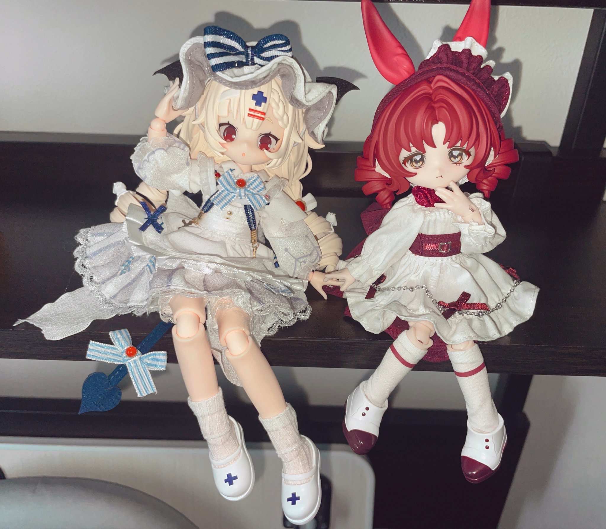 可愛い・抱っこしやすい・ねんねも一緒に・おすわりももたれるとします・・人形作家作 二尾の小狐てnこ だいすき！フィギュア | ナムコパークス