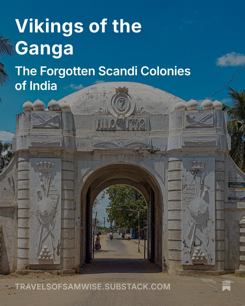 SamDalrymple123's tweet image. For the full story, do read my latest ✨️Substack✨️

travelsofsamwise.substack.com/p/danish-india