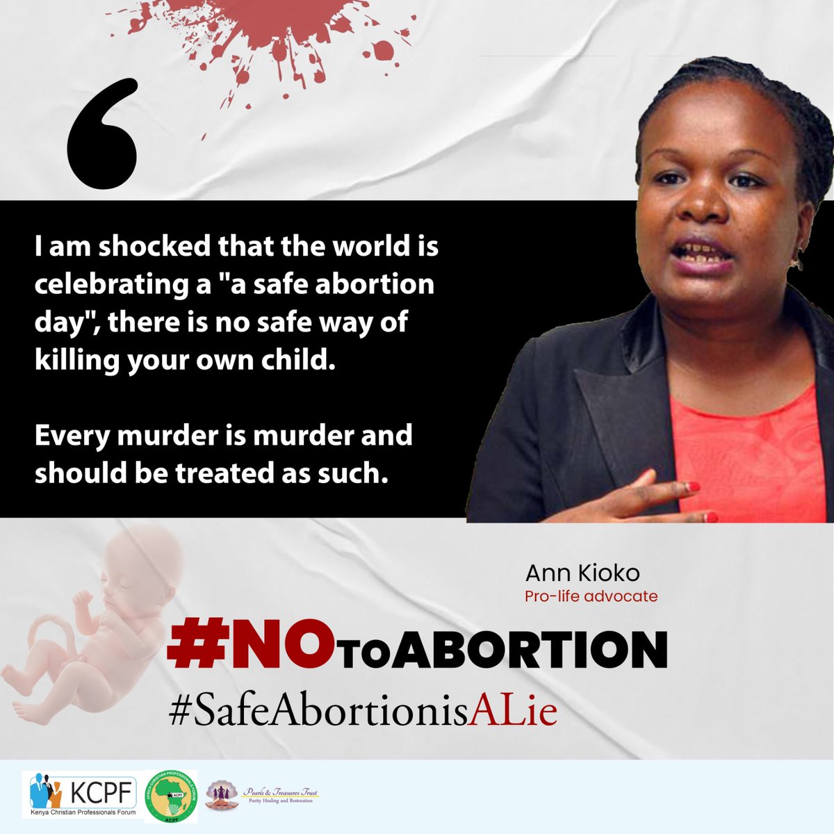 Abortion is murder and should be treated as such #NOtoAbortion