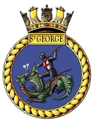Happy St George’s Day to my English followers.   8 ships have borne the name St George in the Royal Navy the last of which was a wartime training camp on the Isle of Mann. The last Ship was a cruiser launched in 1892 who famously took part in the Anglo-Zanzibar war of 1896 🏴󠁧󠁢󠁥󠁮󠁧󠁿