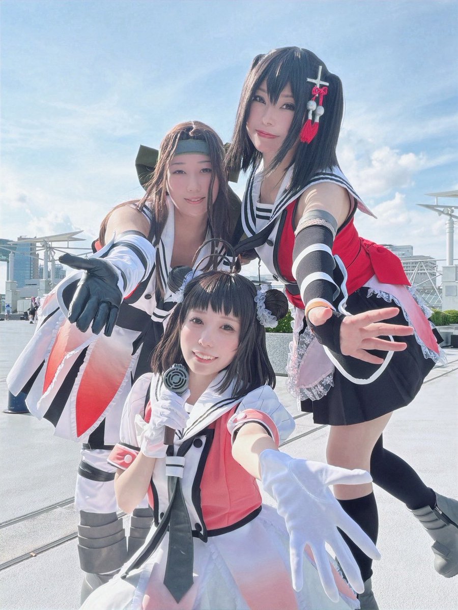 わんこくん (@_wan_cos) on Twitter photo みんなで川内型三姉妹やってきたよ〜ん🎀 みんなで川内型三姉妹やってきたよ〜ん🎀