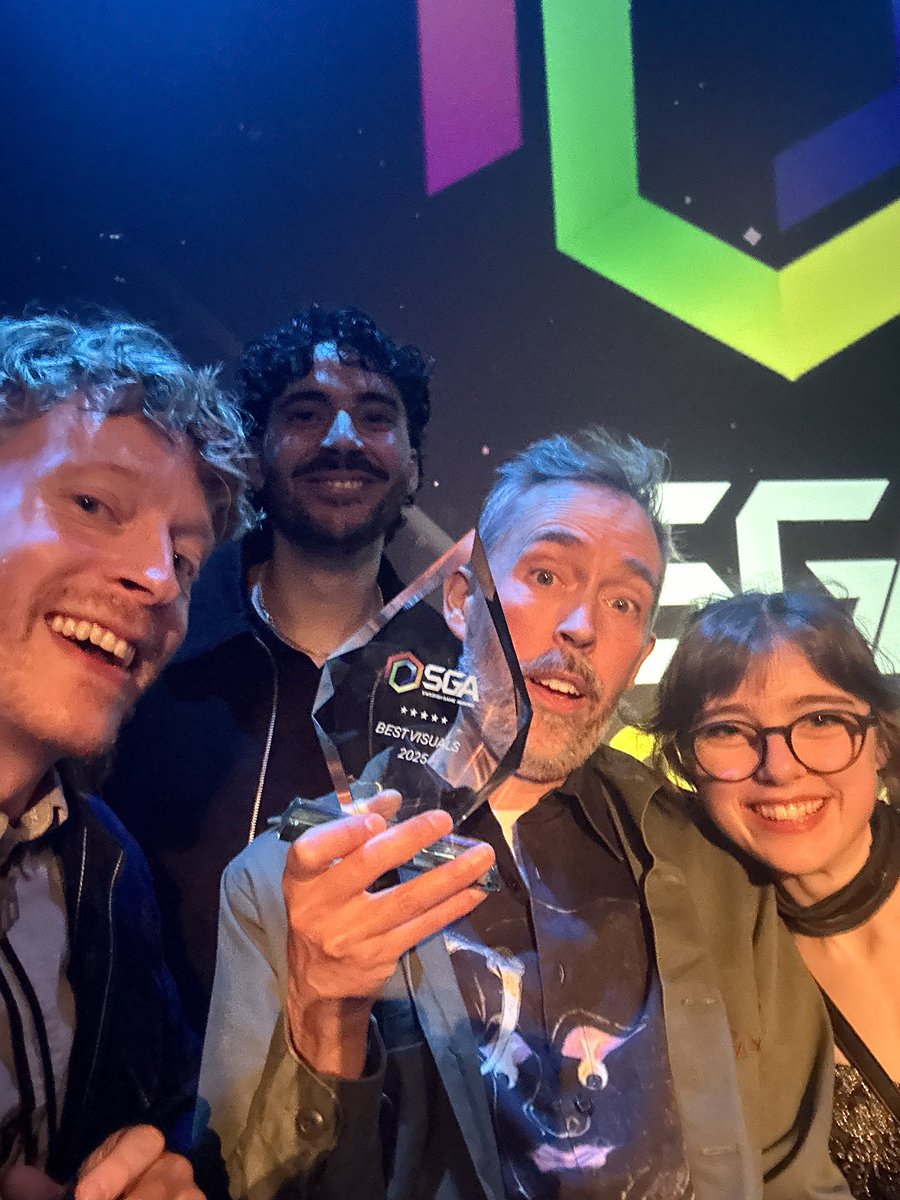 The Midnight Walk won Best Visuals at the Swedish Game Awards! 💖

Big shoutout to the other Nominees; Star Wars Outlaws, Indiana Jones and the Great Circle, and Mouthwashing. We all deserved this!
