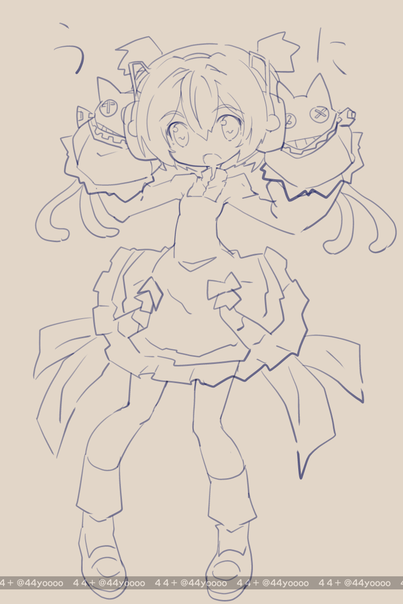 #今月描いた絵を晒そう 
色塗った絵が1枚しかないよ
なおラフとかはここしばらく別垢に投げているのでほぼ観測されてないね・・・ 