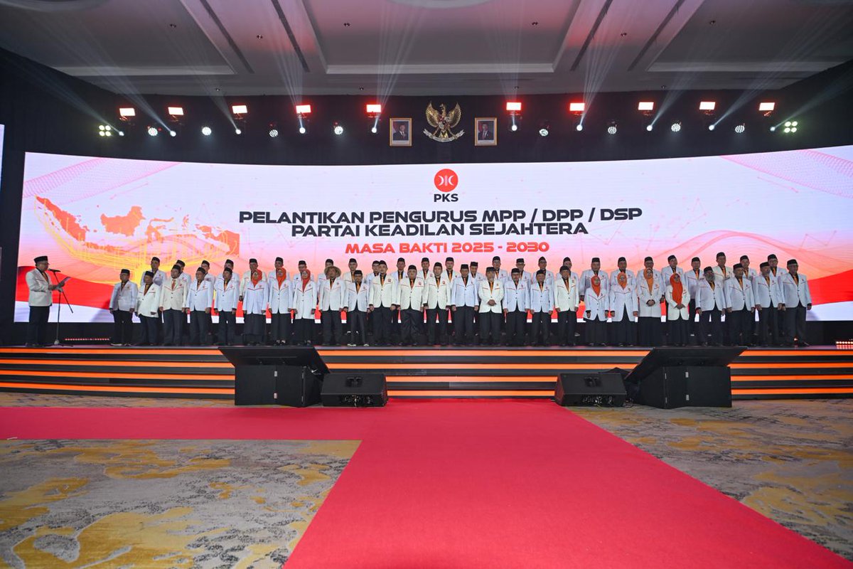 PKSejahtera's tweet image. Musyawarah Nasional VI Partai Keadilan Sejahtera 

Kokoh Bersama Majukan Indonesia 
#MunasPKS