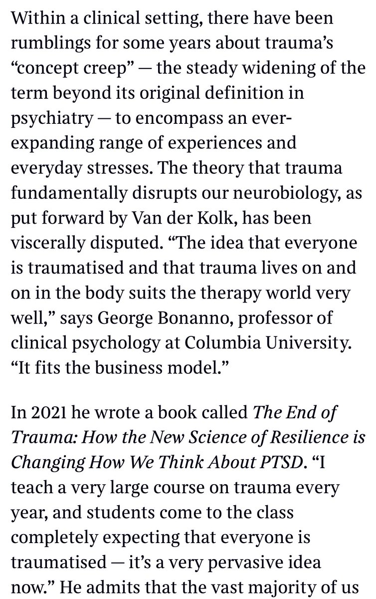 tombennett71's tweet image. Trauma is real, and devastating for its sufferers. But not everyone is traumatised, and assuming that most are, or it causes all/ most misbehaviour in schools, is absurd. 

If being a ‘trauma informed school’ means knowing how to support children with devastating life…