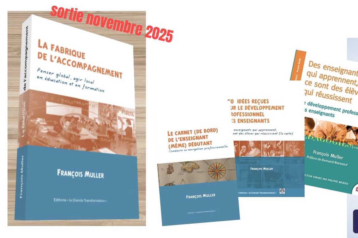 ouvrage XXL (500 p) dédié à la fabrique de l'accompagnement;pourquoi parle-t-on de #developpementprofessionnel,quelles compétences pour #accompagner ?  Variété des méthodes, des outils et des ressources, expérimentées depuis 30 ans. pré-commande par MP ici #eduinov #cardie #dgee