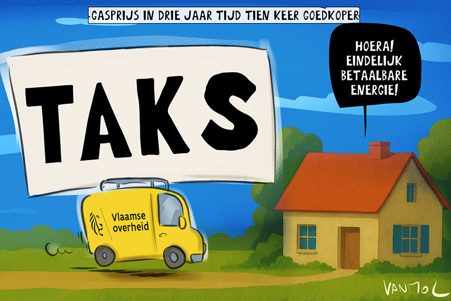 Populistische politici: “we moeten de koopkracht van de mensen beschermen! We moeten zorgen voor betaalbare energie!” In de realiteit komt na het bestelwagentje met de energiefactuur nog zo’n extra belastingbrief, nl. die van de waterfactuur… 
Met dank aan degenen die alsmaar