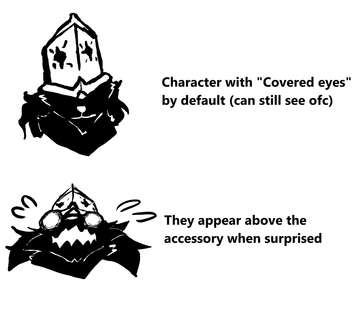 this is my Alt version, i love covered eyes!!!