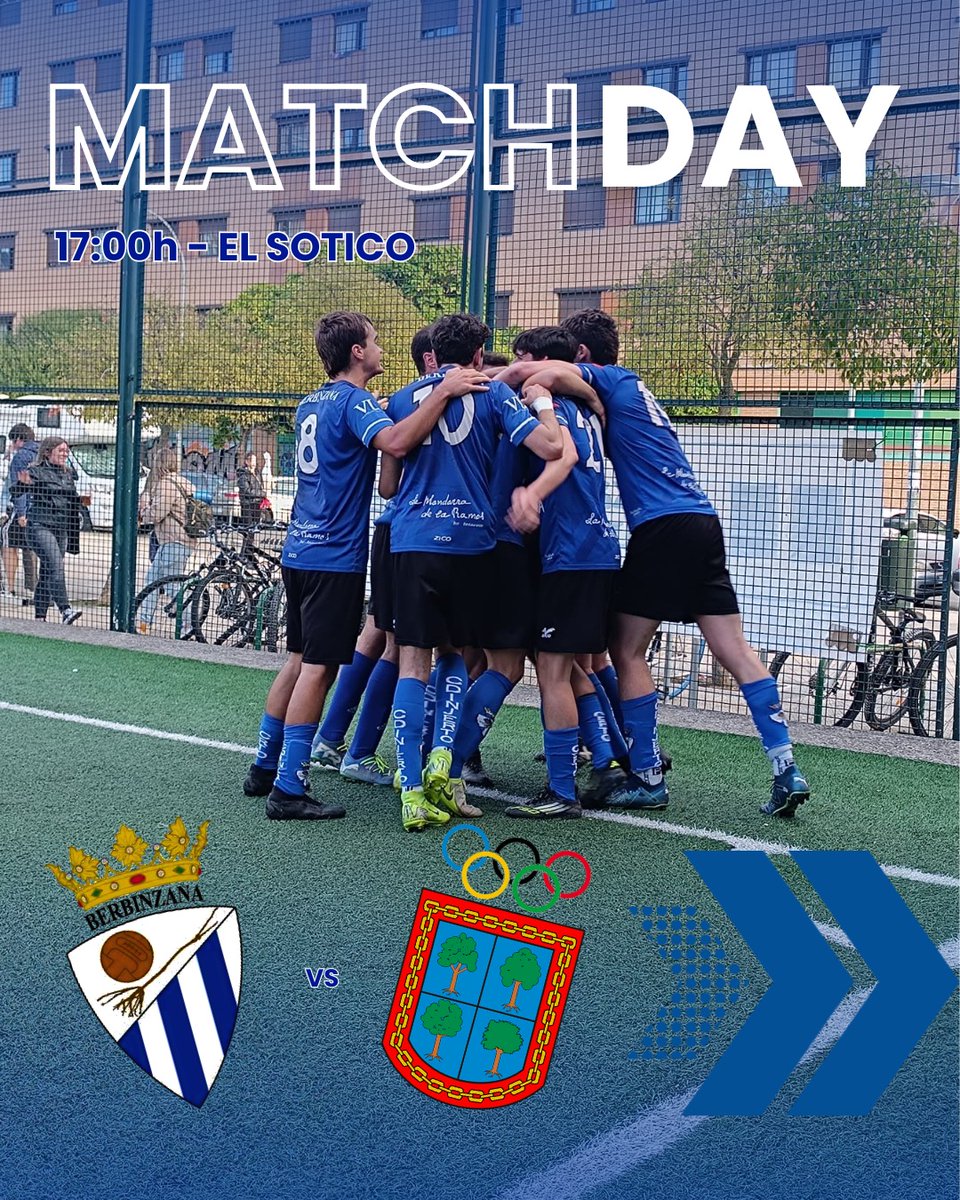 ⚔️ DÍA DE PARTIDO

Es día de Injerto, es día de El Sotico. ¡Anímate y baja al campo a apoyar al equipo! ¡Vamos, chavales! 👊🏻

🆚 <a href="/Lagunak_Footlag/">S.D. Lagunak Footlag</a>
🏟️ El Sotico (Berbinzana)
🕚 17:00h

¡Aúpa Injerto! 💙🖤

#InjertoLagunak