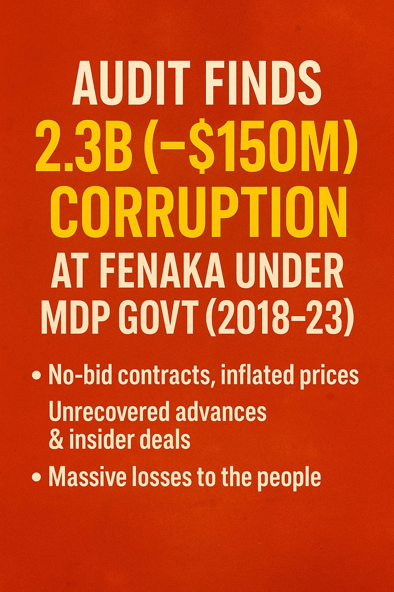 $150M LOOTED! Audit uncovers massive Fenaka scandal.