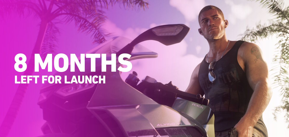 RedWolves_Com's tweet image. We are just under 8 Months left till the release of GTA VI