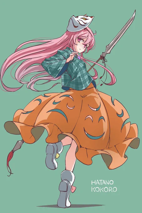 久しぶりのこころちゃん…かわいいにゃ… #秦こころ #東方Projectᅠᅠᅠᅠ