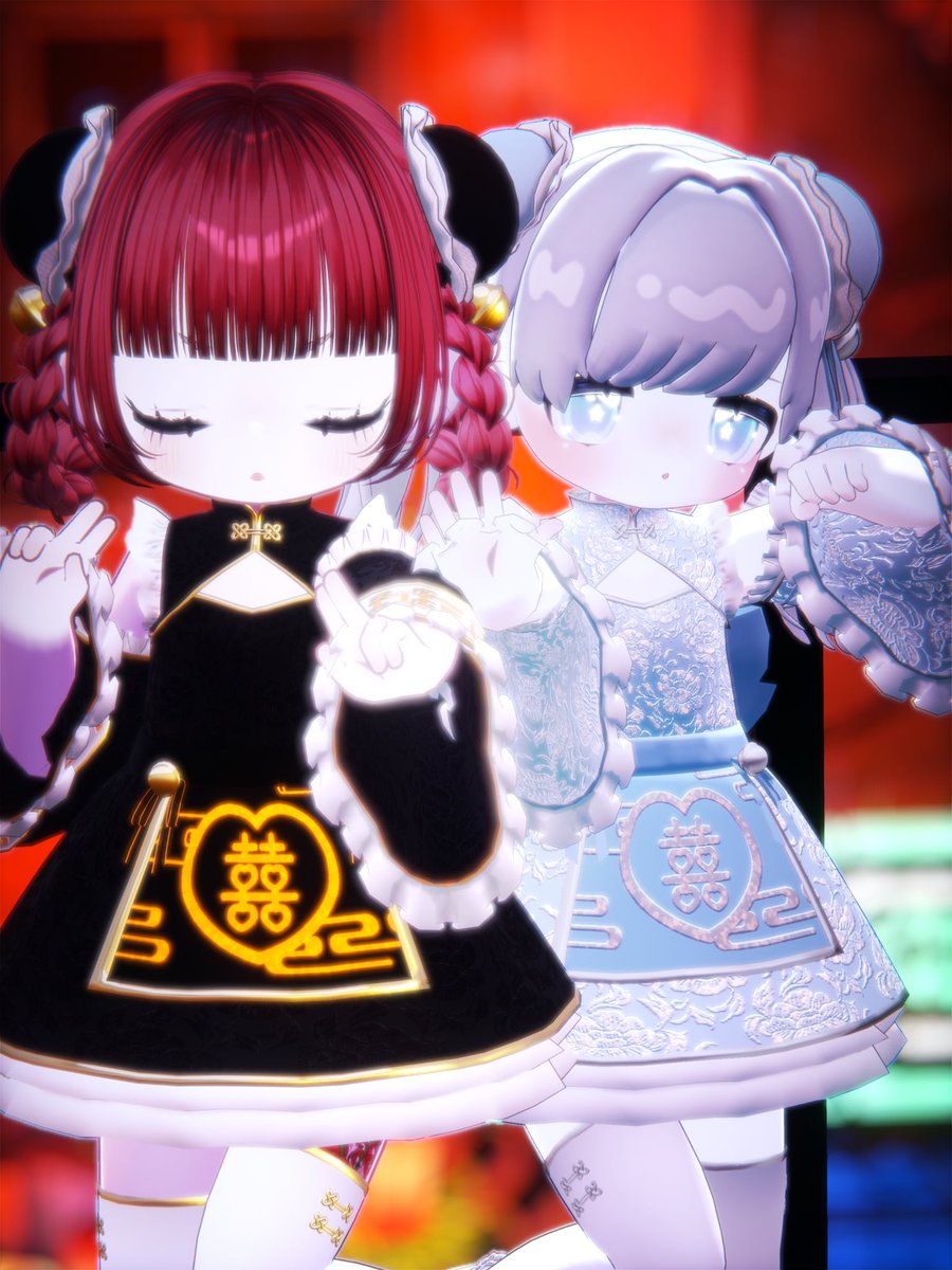 #Spinel_Lab  様の《夢々謝々》が販売されました🐼🎋❤️‍🔥
フレンドさんとお揃いにもすると可愛さ爆上がりですので是非お迎えしてみてください✨💝

あーちゃんとお写真撮ってみました📸👯💓

早期購入でセール等お得盛りだくさんですので、引用元から詳細ご確認ください🉐🐼❤️‍🔥