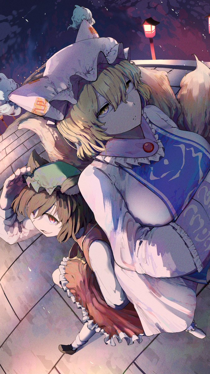 八雲藍＆橙

 #イラスト
 #東方Project