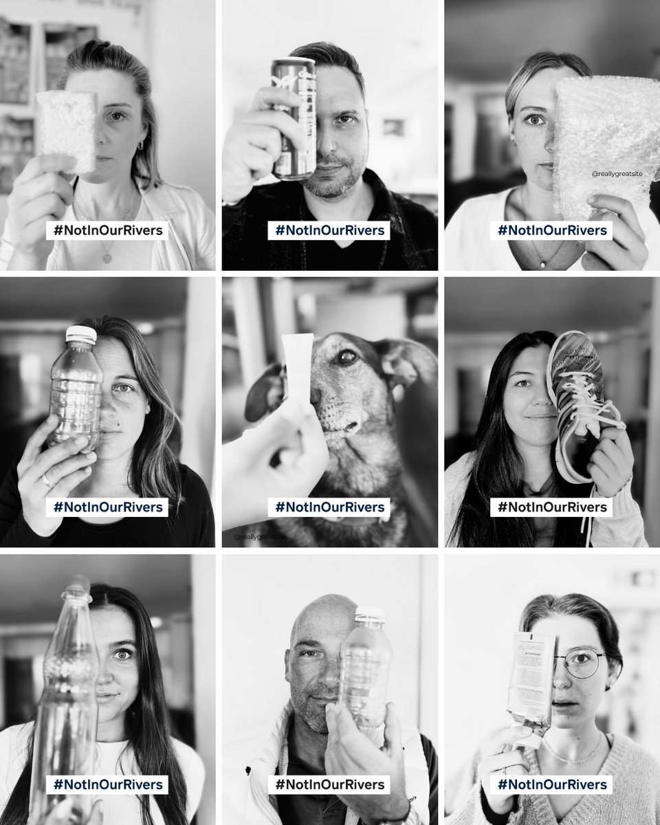 🌍 Today is #WorldRiversDay!

Plastic pollution is overwhelming our rivers – but together we can change it. 🌊
With ever wave we support #NotInOurRivers to raise awareness &amp; keep rivers clean.
Post a photo of what you don’t want to see in rivers &amp; join the wave!

#CleanRivers
