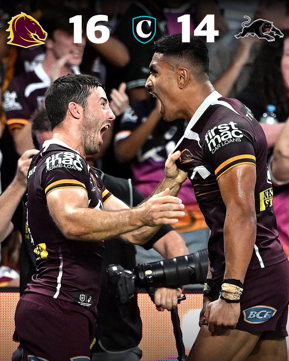 THE BRONCOS HAVE DONE IT!!

Brisbane defeat the four-time premiers 16-14, and end the Penrith Panthers dynasty on their way to the NRL Grand Final!

SEE WHAT HAPPENED 👉 bit.ly/3IN3Vj7