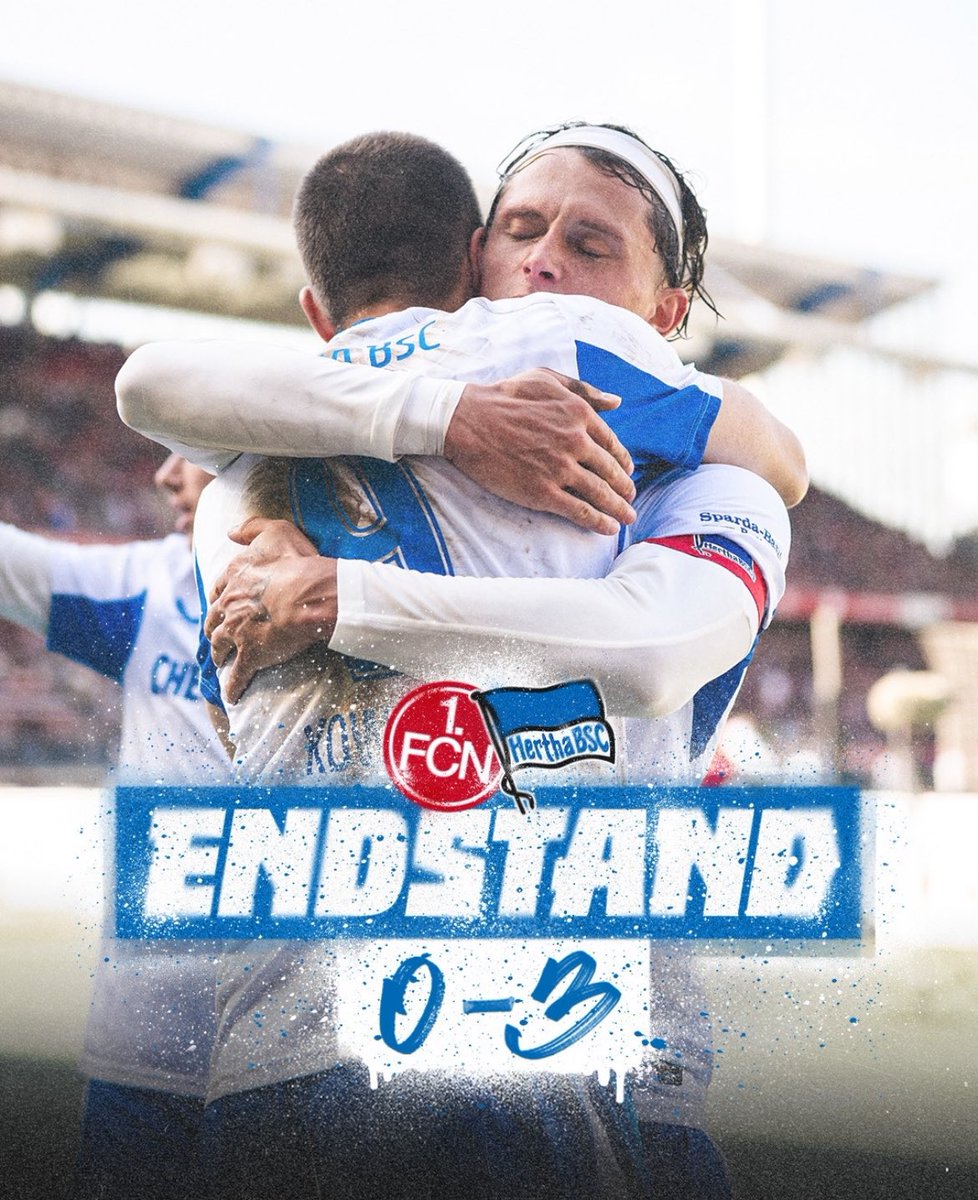 Auswärtssieg! 💙🤍

Zum Spielbericht: herthab.sc/Spiel-FCNBSC-2… 

#FCNBSC #HaHoHe