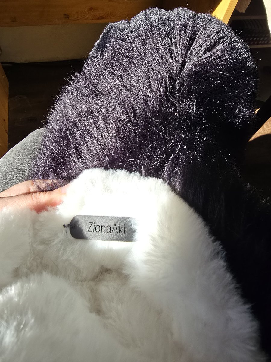 Because I saw on EF how many people lost something and things were in the Lost and Found, I thought it might be a good idea to sew my telegram @ name into every single fursuit part, under armor, jacket, bags, balaclava and so on. I never lost some of these yet, but you never know