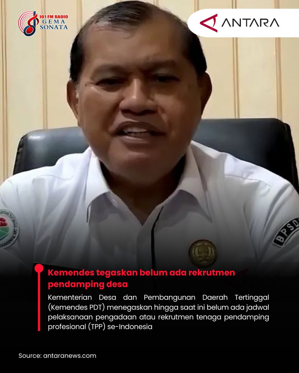 gemasonata's tweet image. Kemendes tegaskan belum ada rekrutmen pendamping desa

Baca Selengkapnya:
antaranews.com/berita/5135557…

#kemendes #pendampingdesa #antaranewscom #radiogemasonata #indonesia