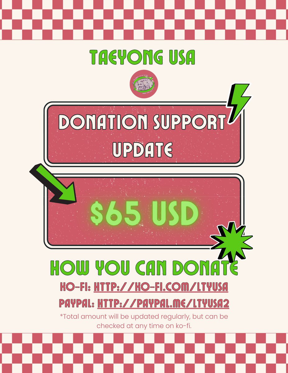 Here's an update on the donations we have so far. Thank you to everyone who donated. 

If you would like to donate you can here  

KO-FI: ko-fi.com/ltyusa 
PAYPAL: paypal.me/ltyusa2