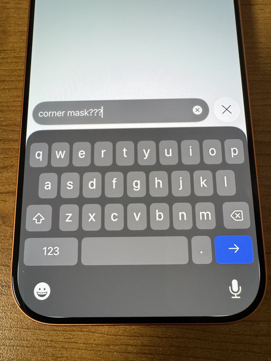 iPhone 17 corner masks are wrong 

looks like a cheap chinese counterfeit android phone