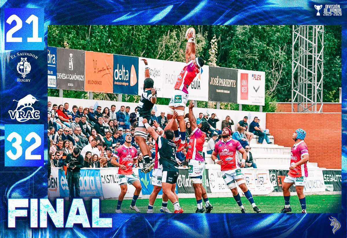 ⏰ FINAL del partido

🔵<a href="/Chami_Rugby/">Club de Rugby El Salvador🏉</a> 21-32 <a href="/VRAC/">🧀 VRAC 🧀</a> 

✅ El derbi es quesero 

#DirectoVRAC