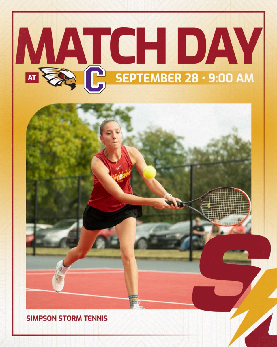 Busy weekend comes to end with a doubleheader against Coe and Cornell 🎾

🆚 Coe
🕛 9:00 a.m.

🆚 Cornell
🕛 12:00 p.m.

#rollriversWTN