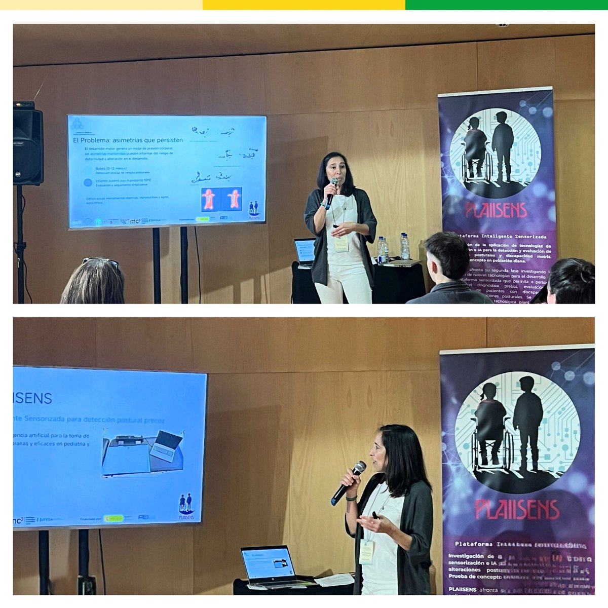 🟢🟡#PLAIISENS en el Foro Nacional “#InnovaciónSaludable: Ciencia, Tecnología y Personas” (Zamora).
Plataforma sensorizada para diagnóstico precoz y seguimiento postural en infancia y juventud.
Enmarcado en <a href="/minturgob/">Ministerio de Industria y Turismo</a>, impulsando IA + sensorización hacia impacto clínico real.