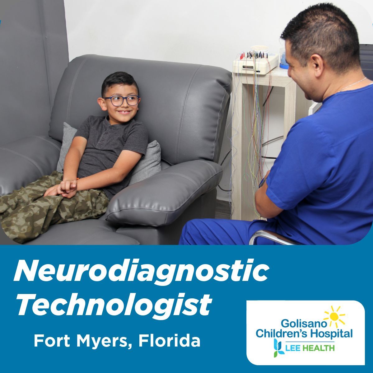 🌟 Now Hiring: Neurodiagnostic Technologist
📍 Golisano Children’s Hospital – Fort Myers, FL
🕒 Full Time | Day Shift | On-Call Weekends
💰 Up to $5,000 Sign-On Bonus

Apply now: bit.ly/LeeHealth_Neur… 

#HealthcareJobs #Neurodiagnostics #EEGTech #FortMyersJobs #PediatricCare