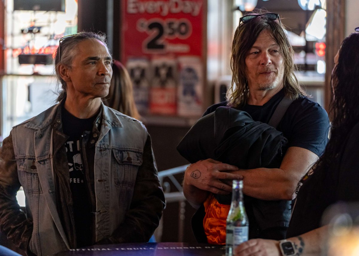 rideamc's tweet image. From the desert to the open road—@ZahnMcClarnon brings the #DarkWinds energy to the season finale of #RideWithNorman.

Now streaming on AMC+.