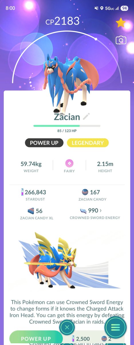 ChaseFlora17's tweet photo. @NianticHelp When will we be compensated for the lost energy? I'm sitting at 990 https://t.co/ah0JQSW2PV