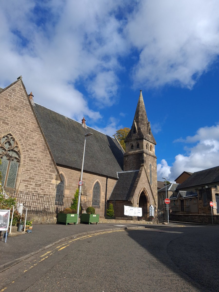StirlingDOD's tweet photo. Sunny Stirling Doors Open Days in Dunblane today. Leighton Library  &amp; Dunblane Museum have had lots of visitors already. Off to the very pretty St Blanes Church next.  😃 https://t.co/y1rIInEIY8