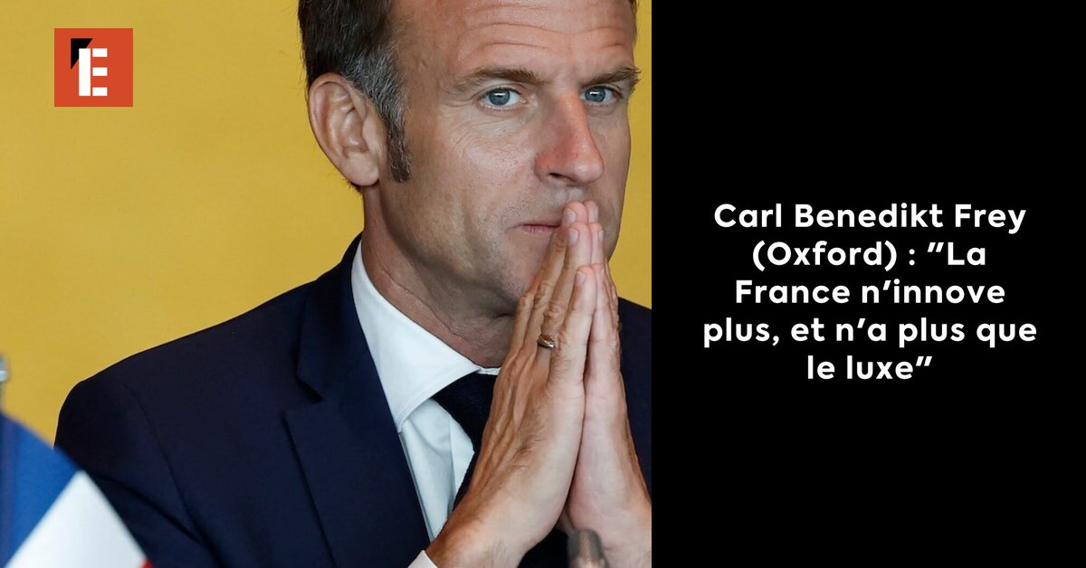 🗣️ Spécialiste de l’innovation, <a href="/carlbfrey/">Carl Benedikt Frey</a> se montre pessimiste sur les capacités de l’Europe à rattraper son retard sur l’IA. 

Par <a href="/BatGauthey/">Baptiste Gauthey</a> et Thomas Mahler

➡️ l.lexpress.fr/ytd