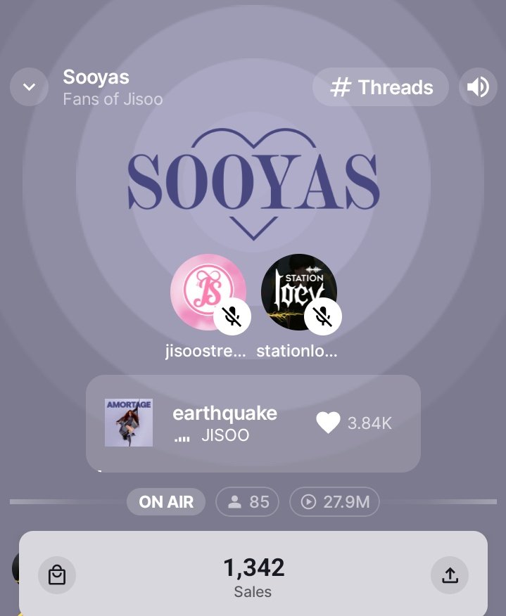 JISOO STREAMING (@jisoostreaming) on Twitter photo WE ARE NOW WITH <a href="/Station_Loey/">STATION LOEY</a> FOR OUR DAY2 COLLABORATION
Join us and stream songs together:
stationhead.com/jisoostreamingg
#JISOO #CHANYEOL WE ARE NOW WITH <a href="/Station_Loey/">STATION LOEY</a> FOR OUR DAY2 COLLABORATION
Join us and stream songs together:
stationhead.com/jisoostreamingg
#JISOO #CHANYEOL