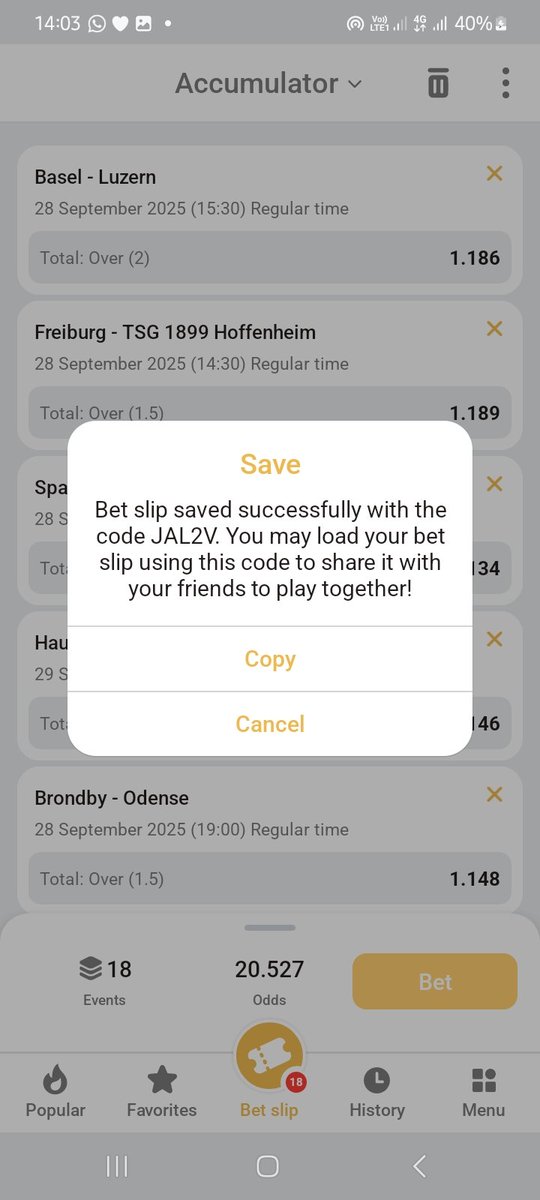 Over 1.5 FT Goals Accumulator 🔥
Favs  to Score or Win or  Win a Half🔥

Let's Play Again 🍻

📌  2️⃣0️⃣+ Odds ||  2️⃣0️⃣+ Odds 

Codes 👉  R5A2V  ||  JAL2V 

Bookie 👉  SecretBet 

Not on ? 

Register 👇 

url-shortener.me/38RI

Use Promo Code 👉 WOZZAA 

RT✅️