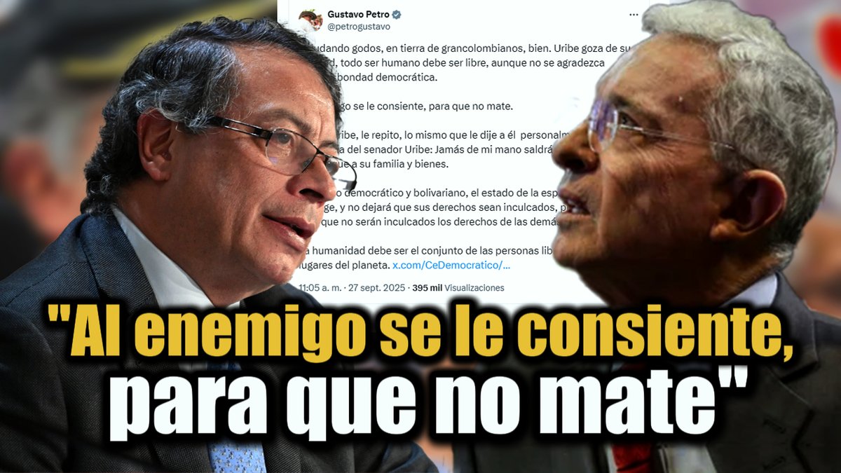 🛑 ¡Petro sorprende a Uribe en Pasto con promesa bolivariana! 👇#Petro #Uribe #Pasto #Colombia #Bolívar #Reconciliación #Noticias #Política #Víctimas #Uribismo

youtu.be/Ejrs3Xco5Uo