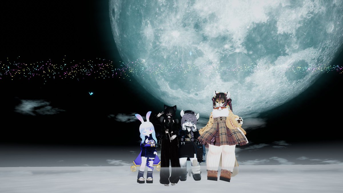 回線良いやつに変えたからフレンドさん達にいろんなワールド連れてってもらった(*‘ω‘ *)🌟 #VRChat