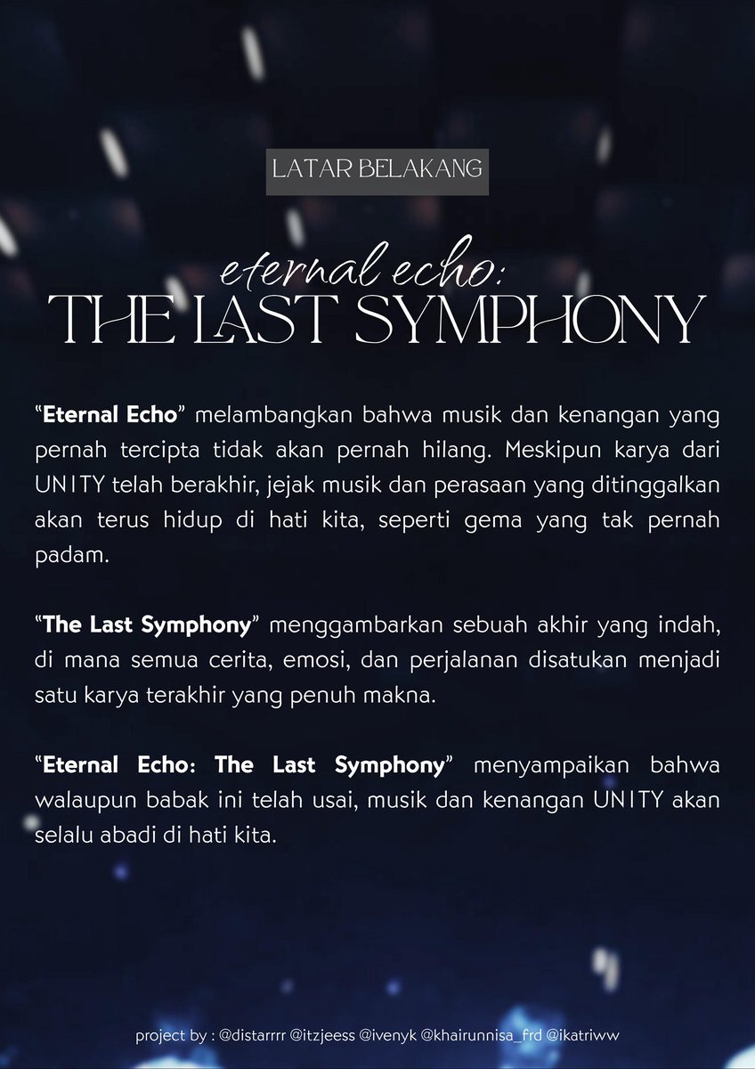 Some endings are not silent — they echo forever.

Eternal Echo: The Last Symphony

Coming Soon
November 2025

#UN1TY #UntilNextTime #EternalEchoU1 <a href="/UN1TY_Official/">🌷</a>